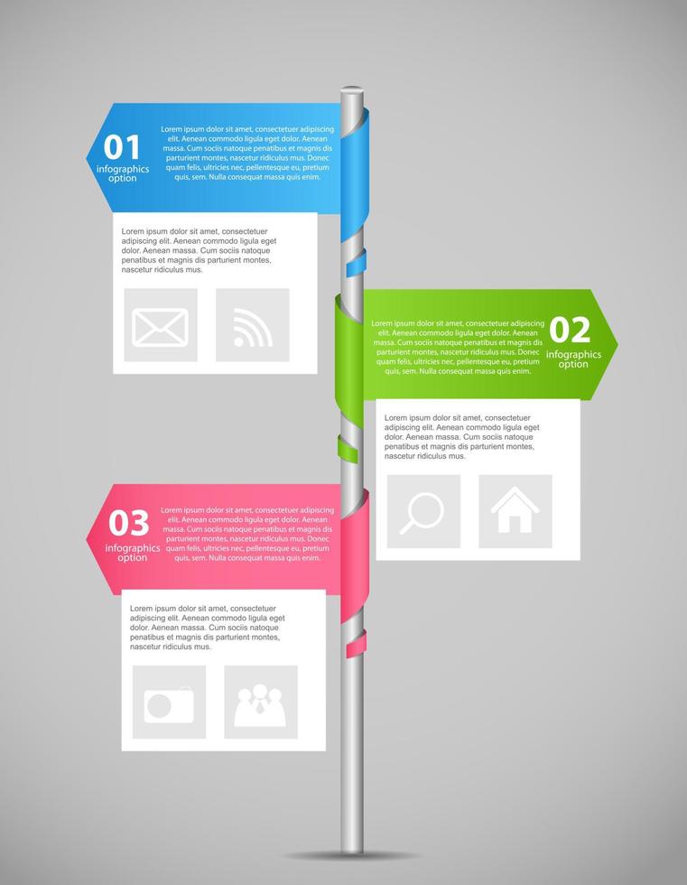 illustration vectorielle de modèle d'entreprise infographique vecteur