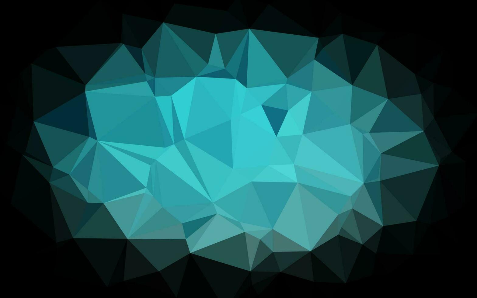 mise en page low poly vecteur bleu clair.