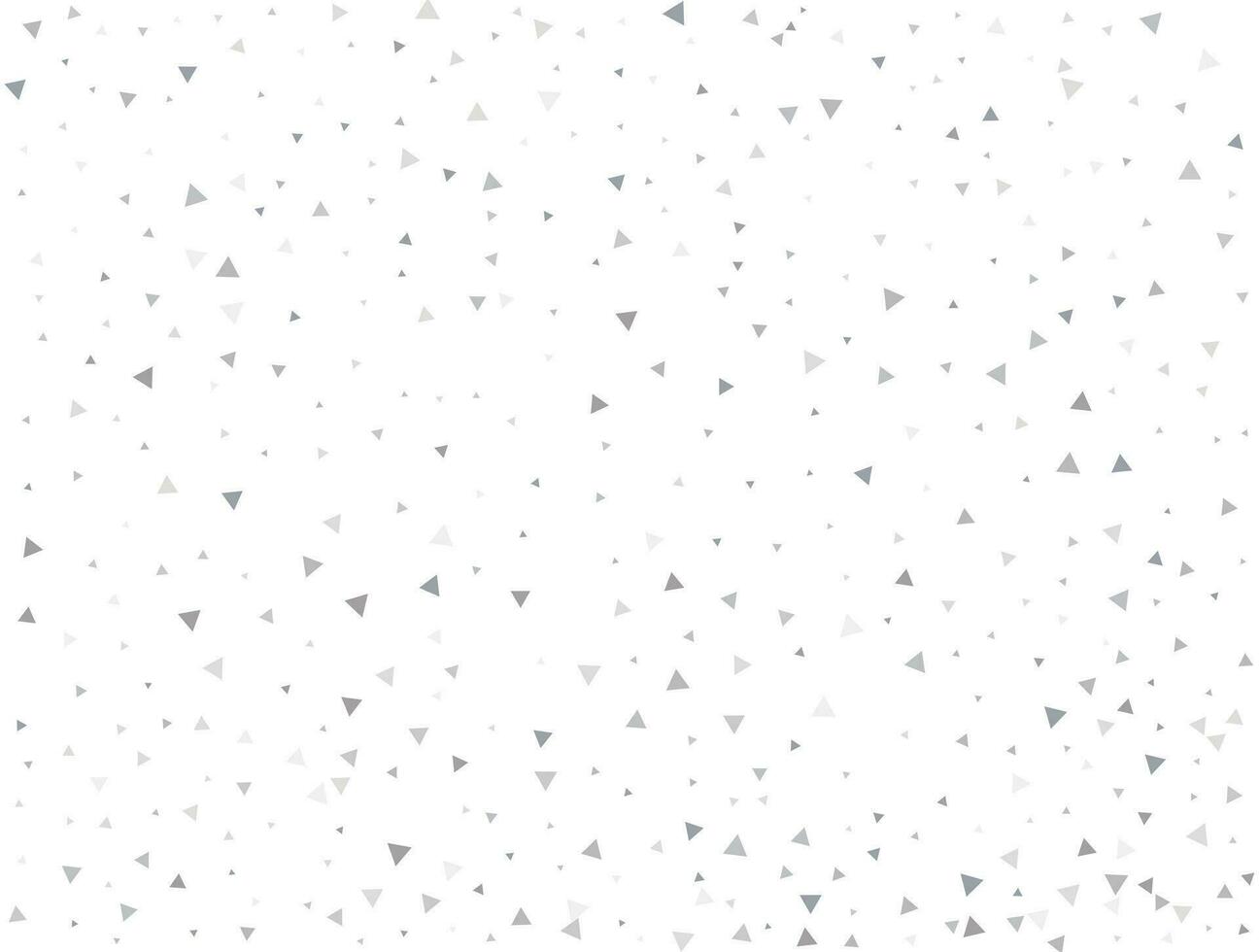 luxe lumière argent triangulaire briller confettis Contexte. blanc de fête texture vecteur