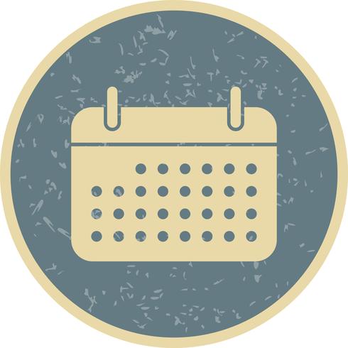 Icône de calendrier de vecteur