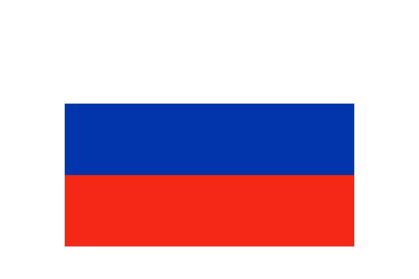 drapeau de Russie icône. illustration de blanc, bleu, et rouge couleurs de le russe symbole.sign vecteur
