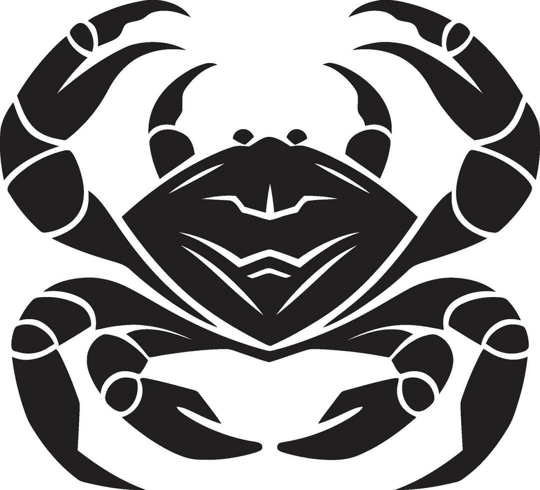 bord de mer la souveraineté Crabe vecteur conception pince prestige vecteur Crabe icône