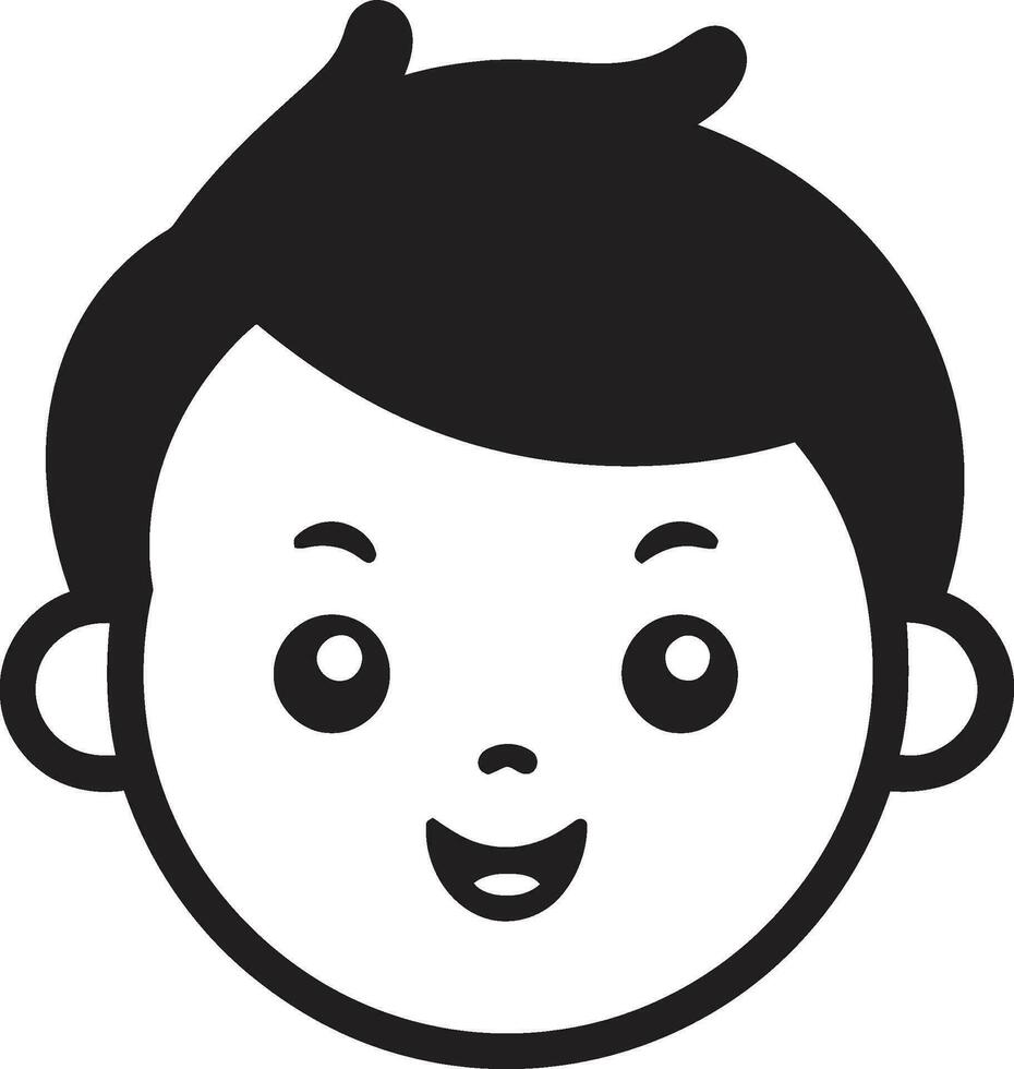 animé berceuses vecteur logo pour petit dormeurs adorable bouffonneries noir enfant icône dans vecteur