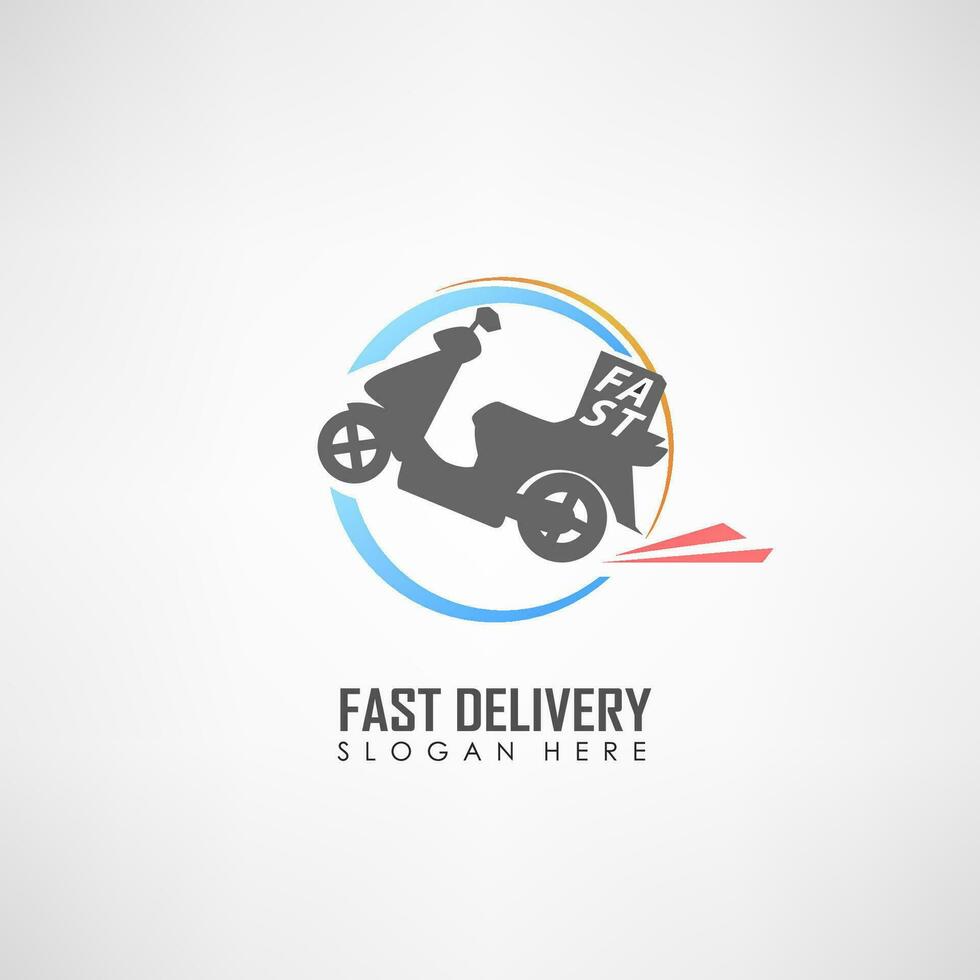 vite livraison logo, adapté pour livraison service, courrier les publicités, et autre, vecteur illustration