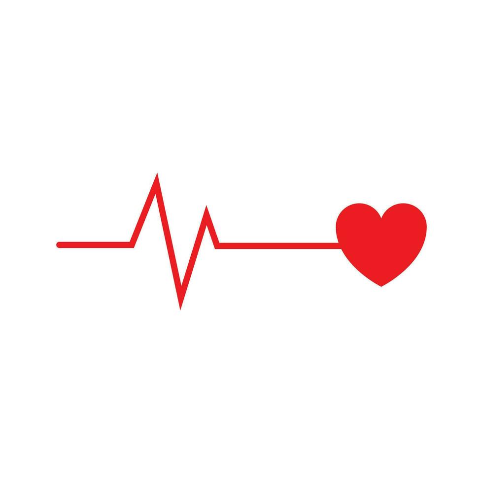 cardiogramme vecteur icône. cœur diagnostic rapport vecteur illustration signe. médical symbole.