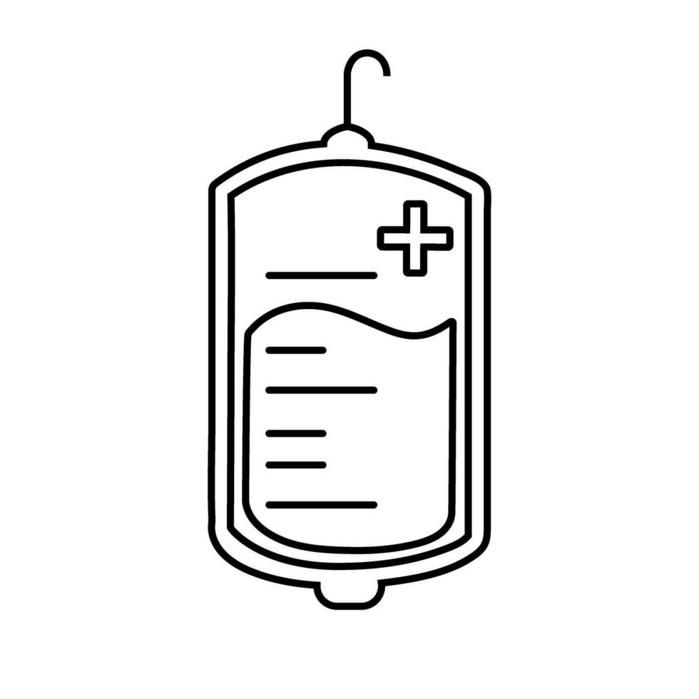 du sang icône vecteur. du sang transfusion illustration signe. du sang type symbole ou logo. vecteur