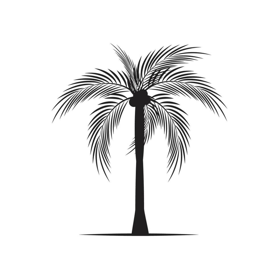 paume arbre logo vecteur modèle symbole conception