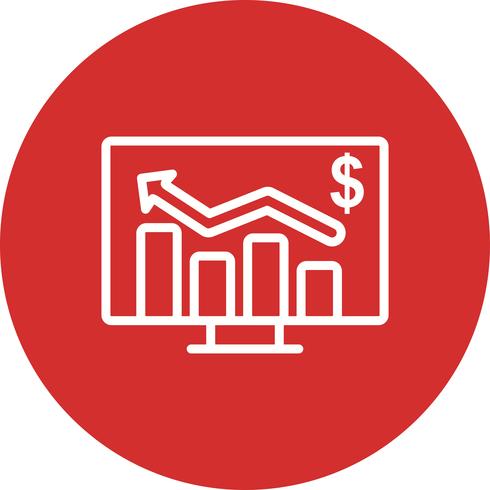 icône de vecteur graphique entreprise