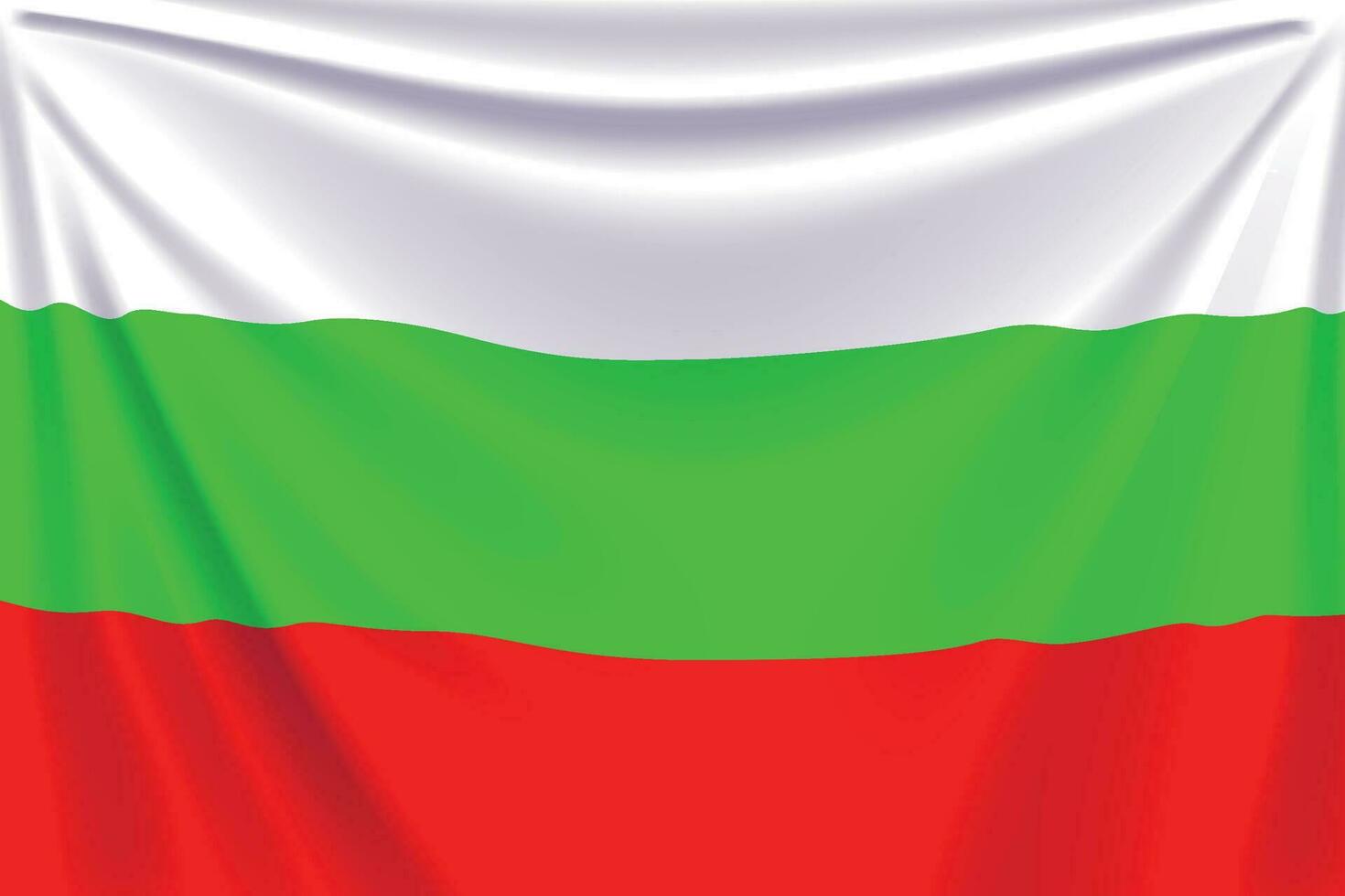 retour drapeau Bulgarie vecteur