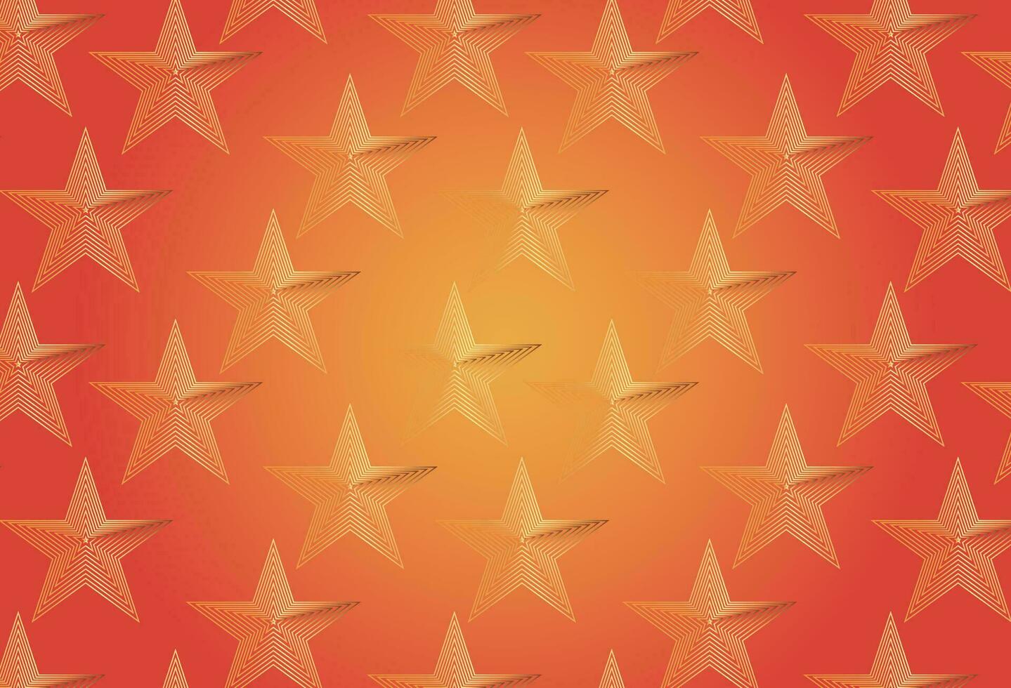 lumineux mandarine crépuscule, Orange pente conception avec chatoyant étoiles vecteur