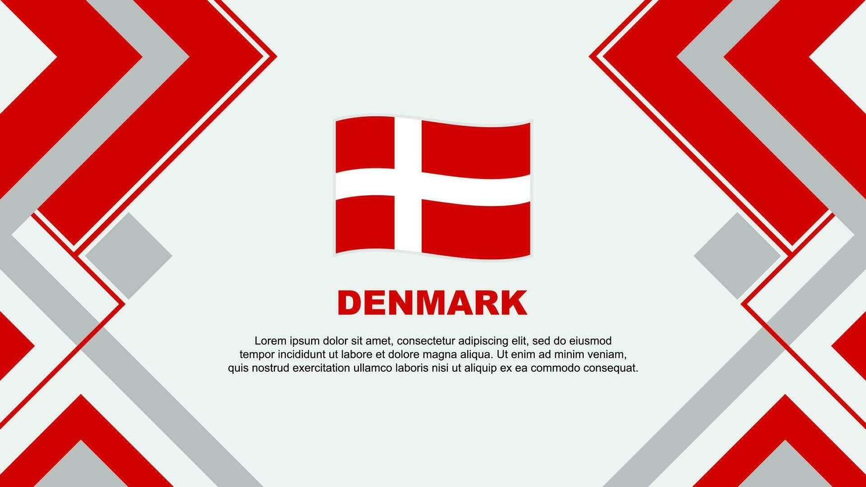 Danemark drapeau abstrait Contexte conception modèle. Danemark indépendance journée bannière fond d'écran vecteur illustration. Danemark bannière