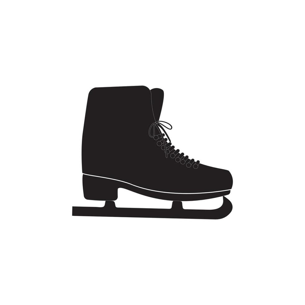 la glace patinage icône dans différent style vecteur illustration. la glace patins glyphe icône conçu dans rempli, contour, ligne et accident vasculaire cérébral style pouvez être utilisé pour la toile, mobile, ui