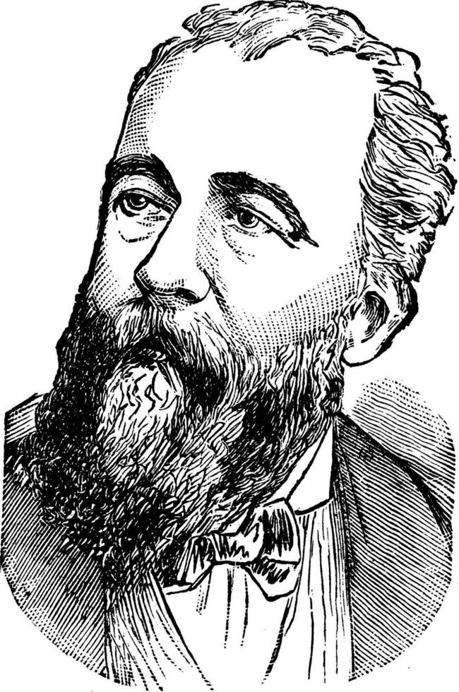 Henri Brisson, ancien illustration vecteur