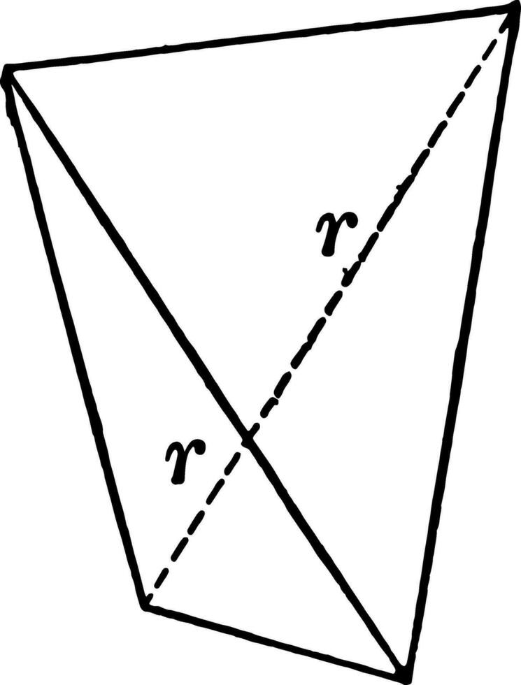 sphénoïde ancien illustration. vecteur