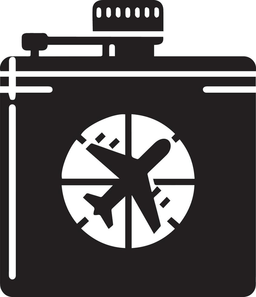 Facile silhouette conception de bouteille, pot icône, Stock vecteur, logo isolé sur blanc Contexte vecteur