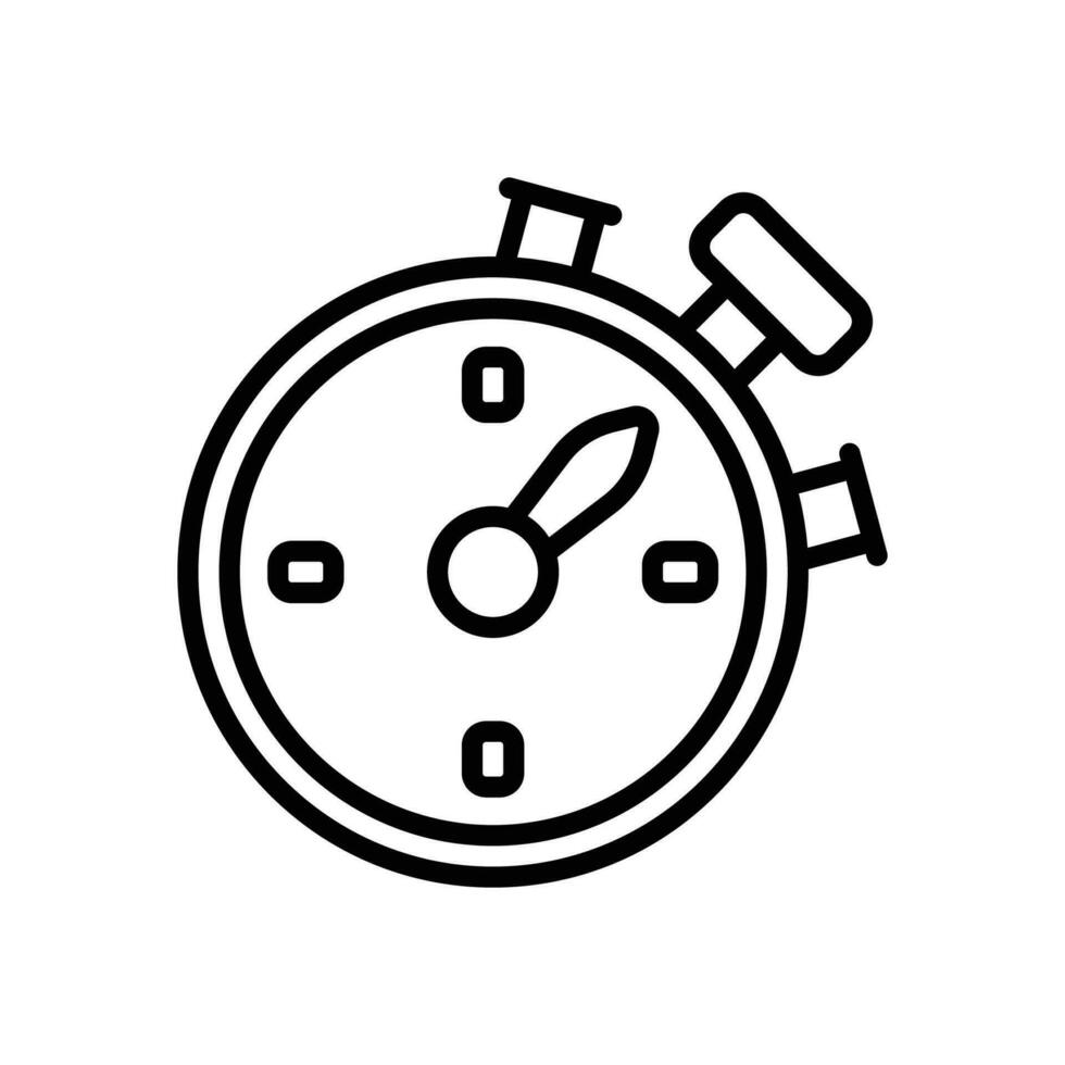 chronomètre icône. vecteur ligne icône pour votre site Internet, mobile, présentation, et logo conception.