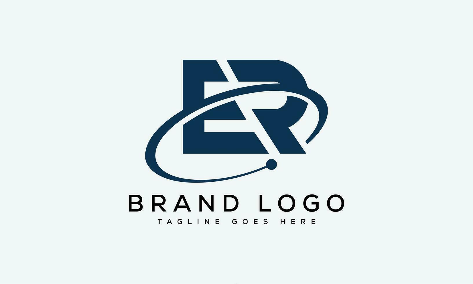 lettre euh logo conception vecteur modèle conception pour marque.