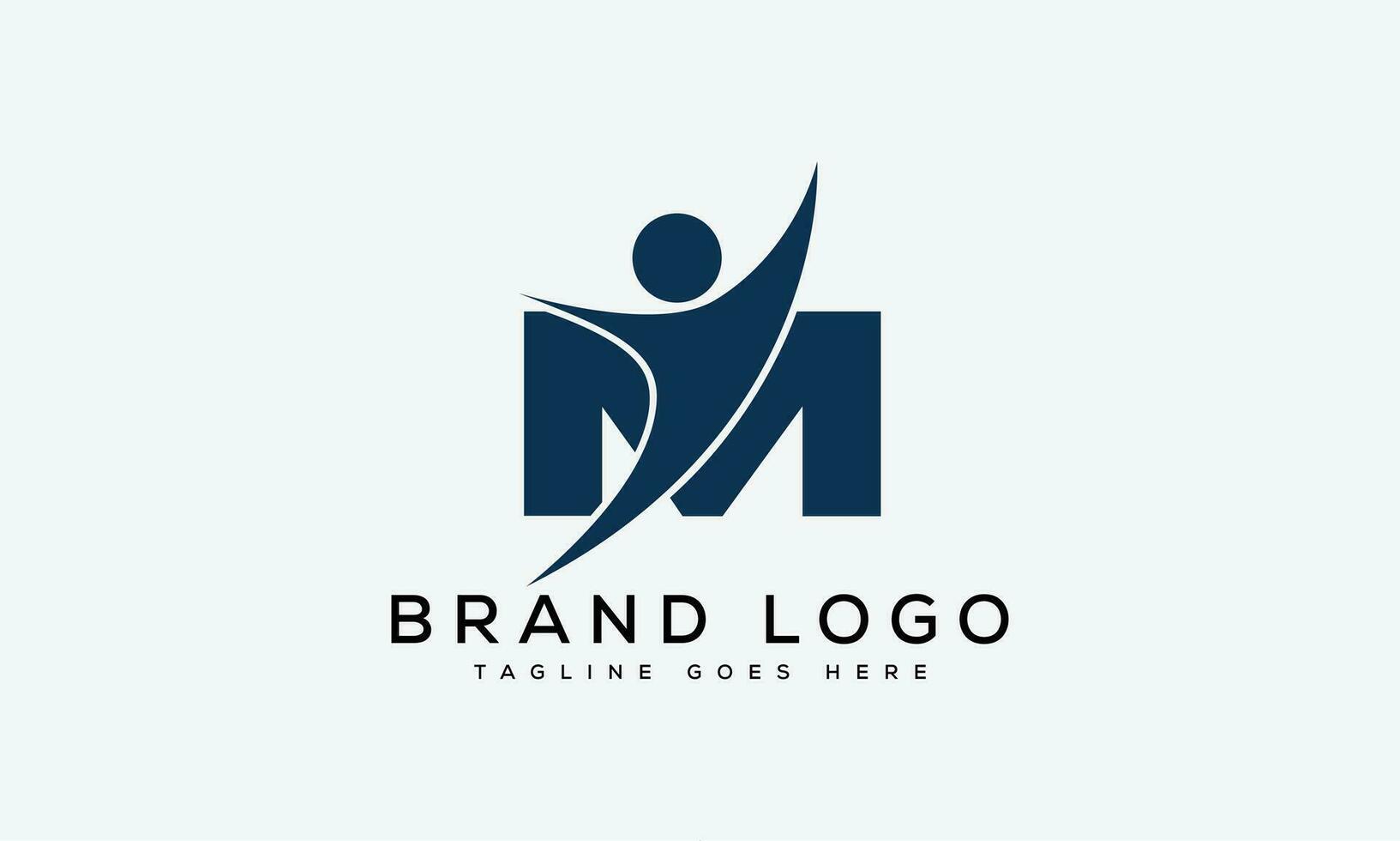 lettre m logo conception vecteur modèle conception pour marque.