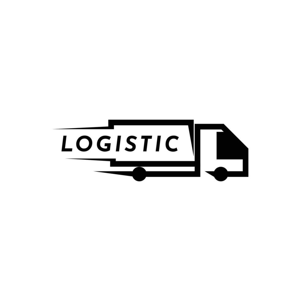 un camion logistique logo conception des idées concept vecteur