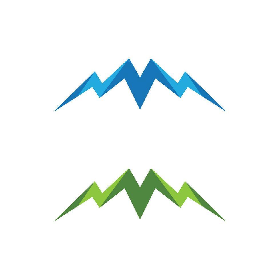 logo d & # 39; icône de montagne vecteur