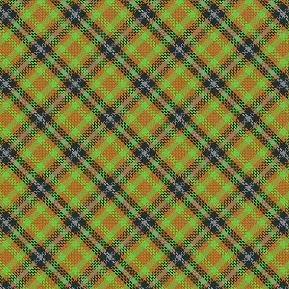 motif à carreaux tartan avec texture et couleur rétro. vecteur