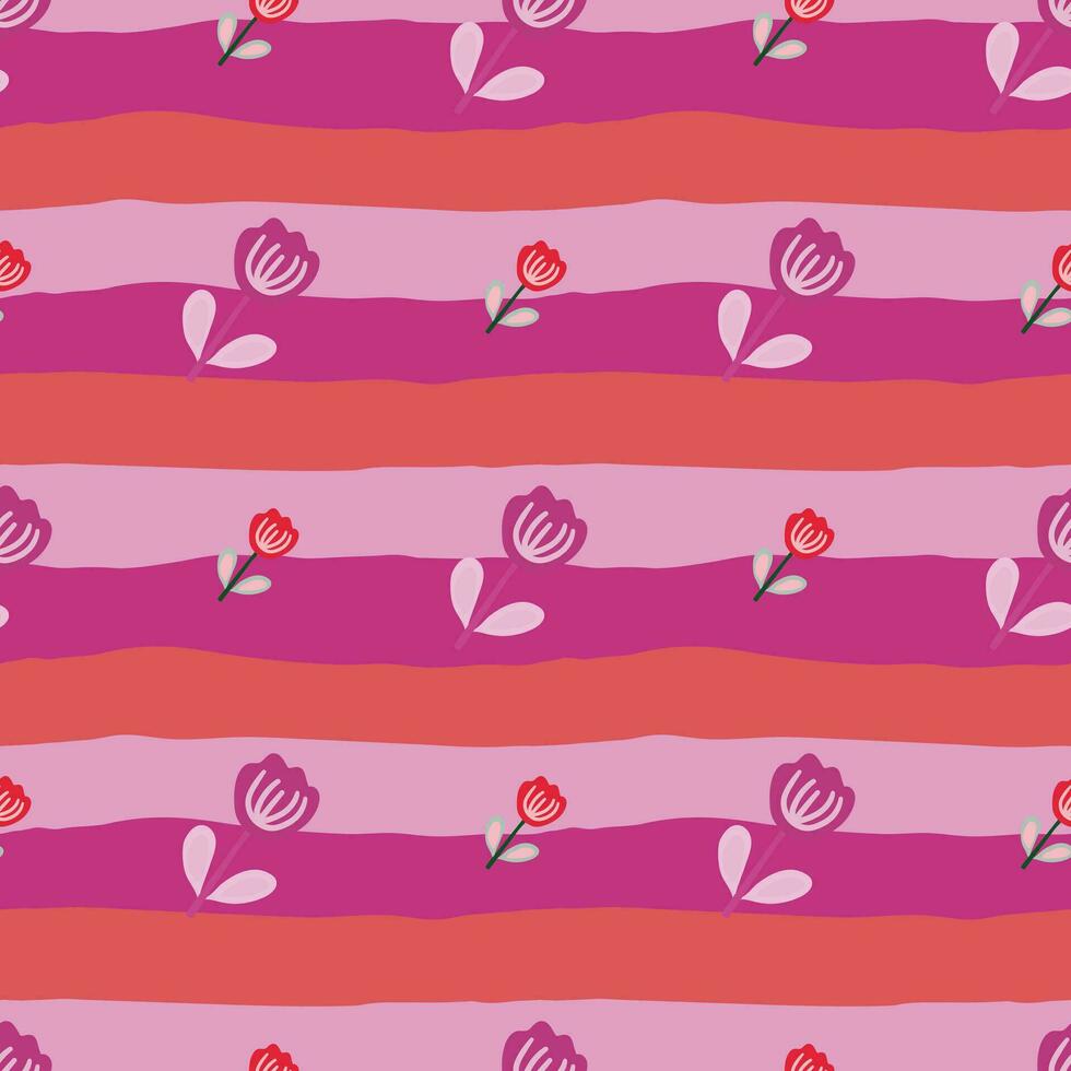 romantique et abstrait Rose illustration dans une sans couture conception. vecteur