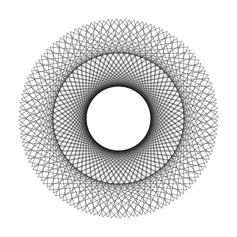 abstrait cercle ornement géométrique modèle forme vecteur