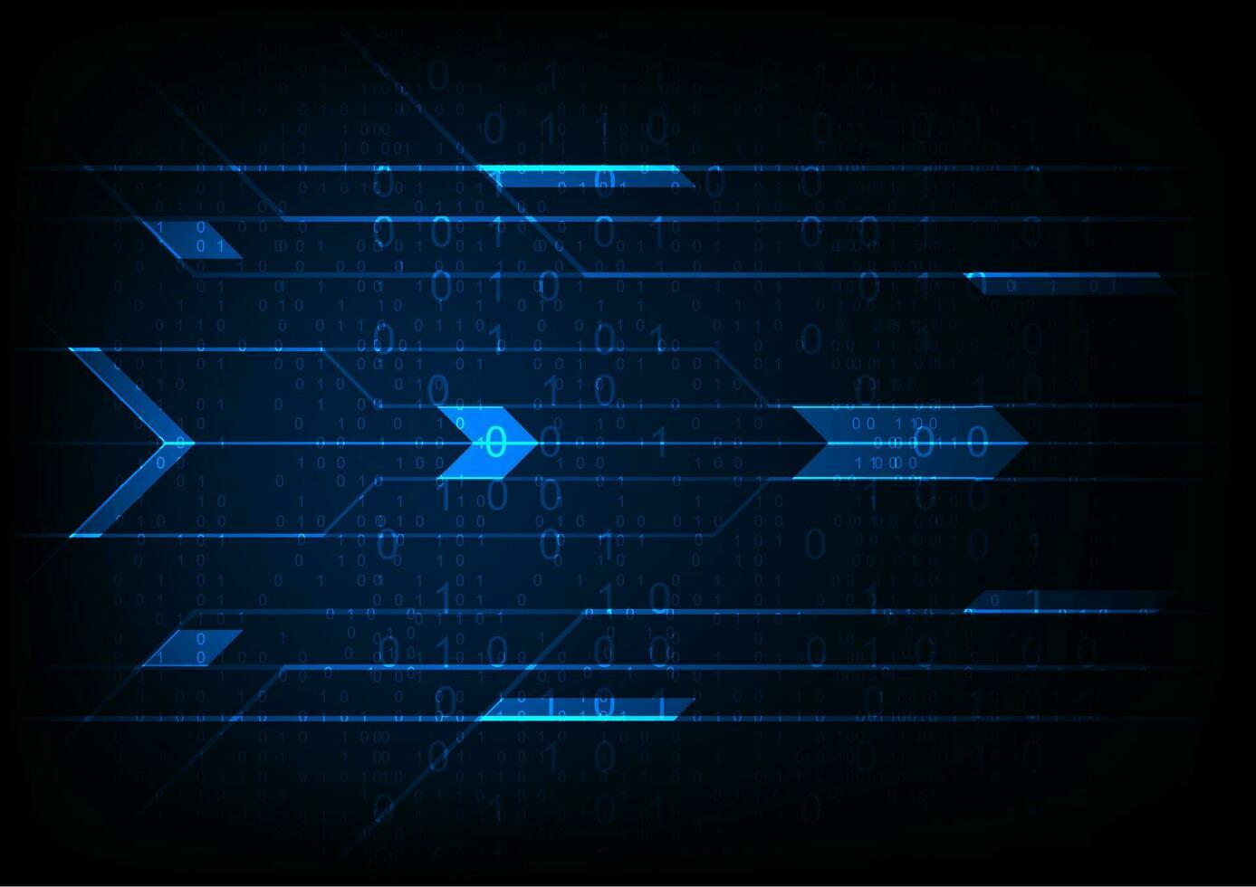 abstrait réseau La technologie arrière-plan, numérique La Flèche forme vecteur