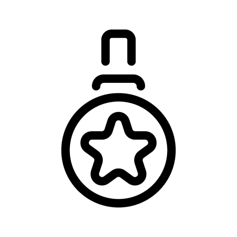 médaille icône vecteur symbole conception illustration