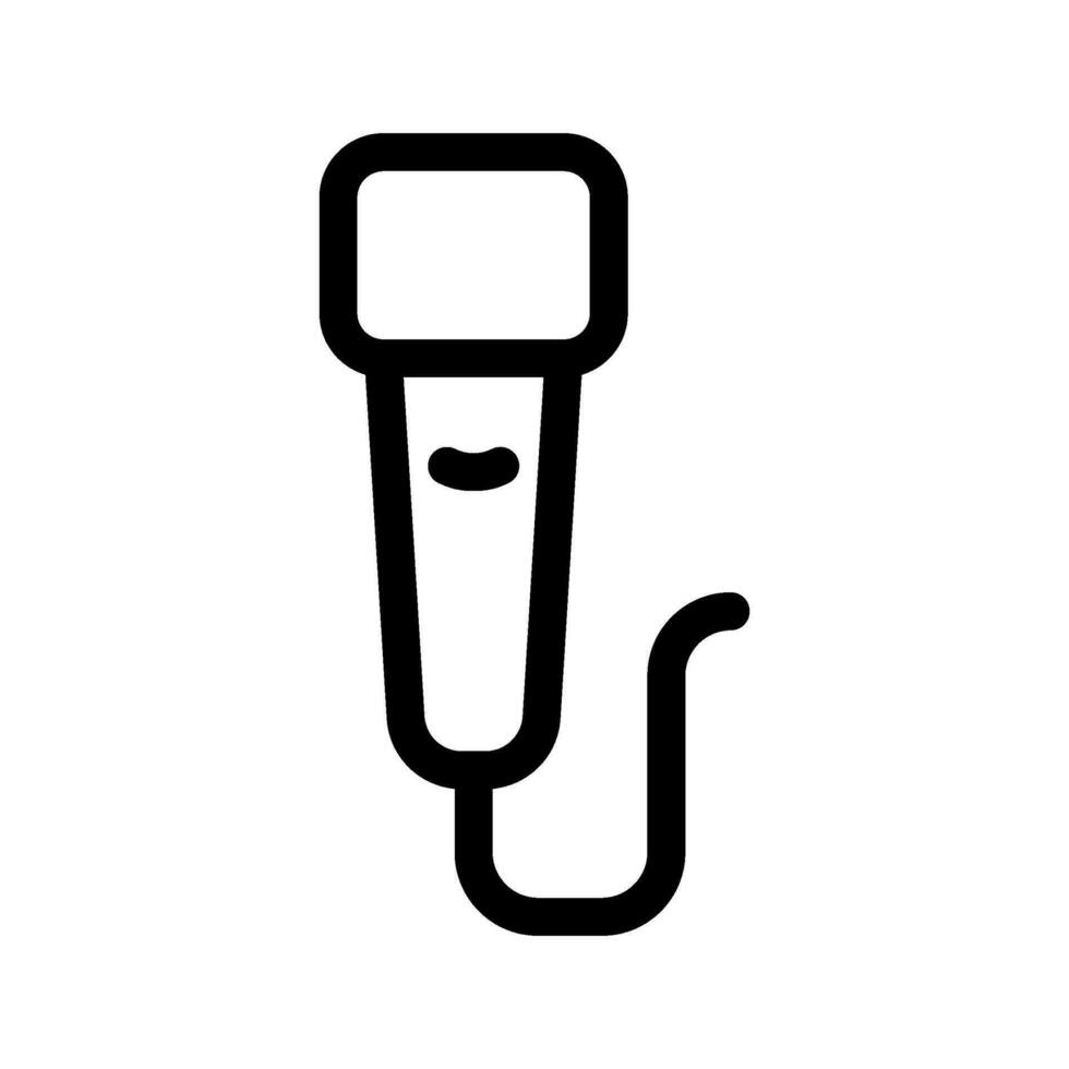 microphone icône vecteur symbole conception illustration