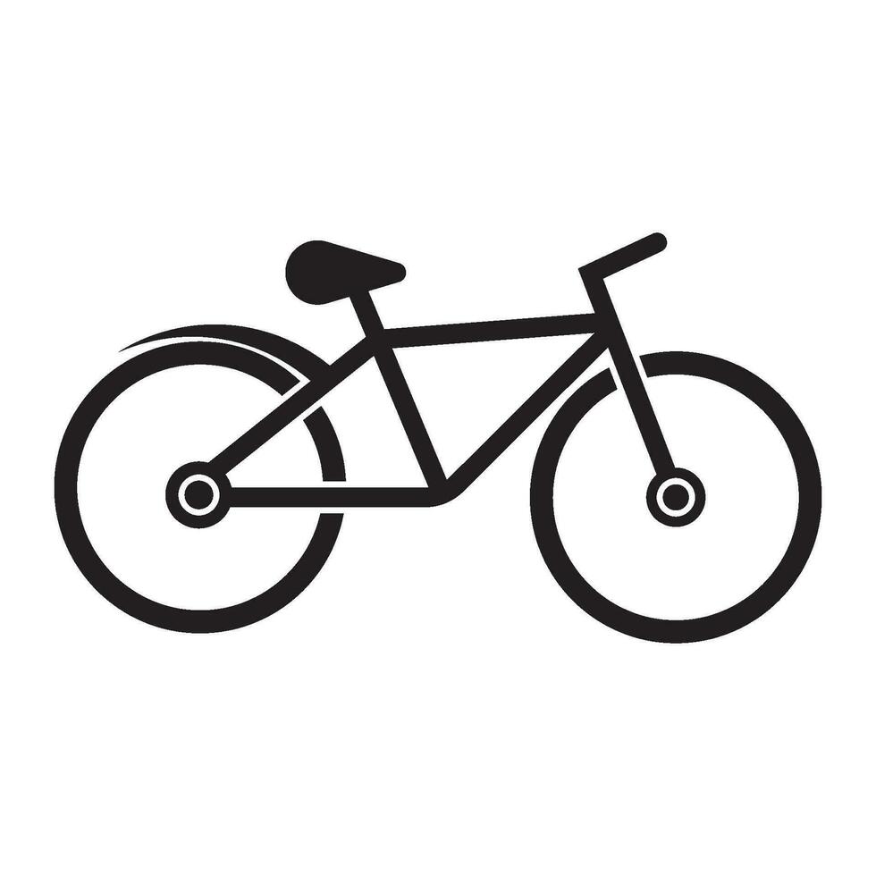 vecteur d'icône de vélo
