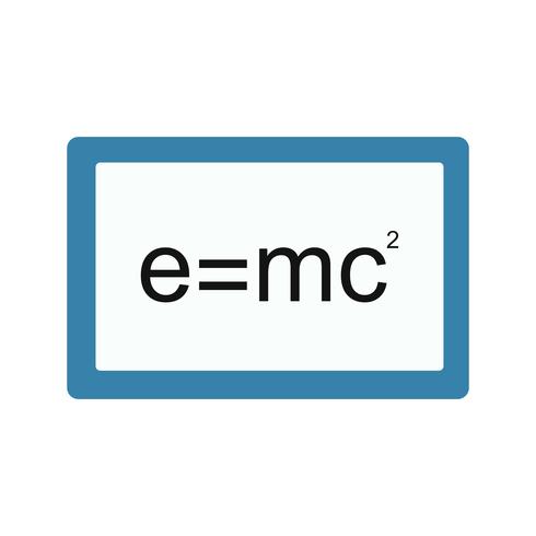 Icône de formule vectorielle vecteur