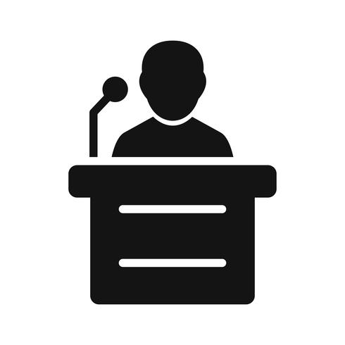 Discours Vector Icon