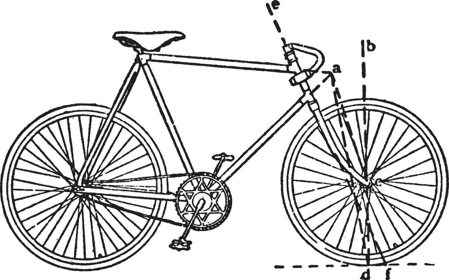 route coureur, ancien illustration. vecteur