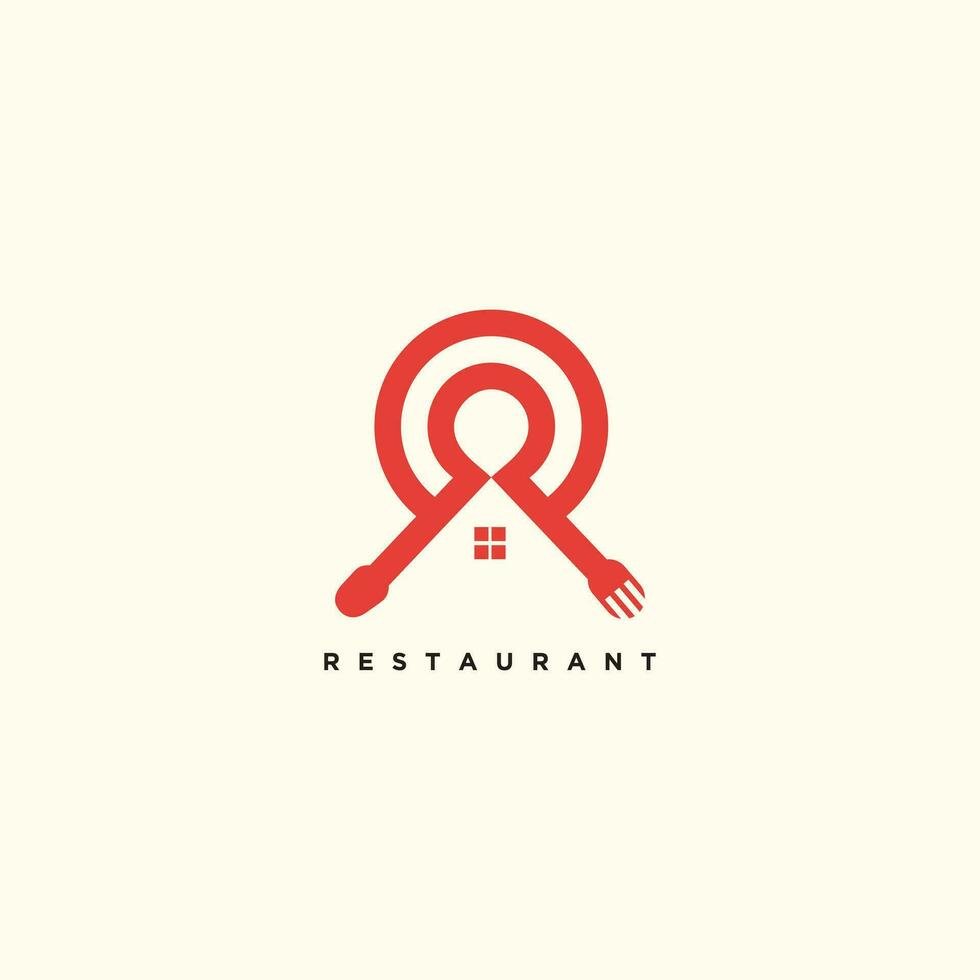 restaurant logo conception vecteur idée avec Créatif concept