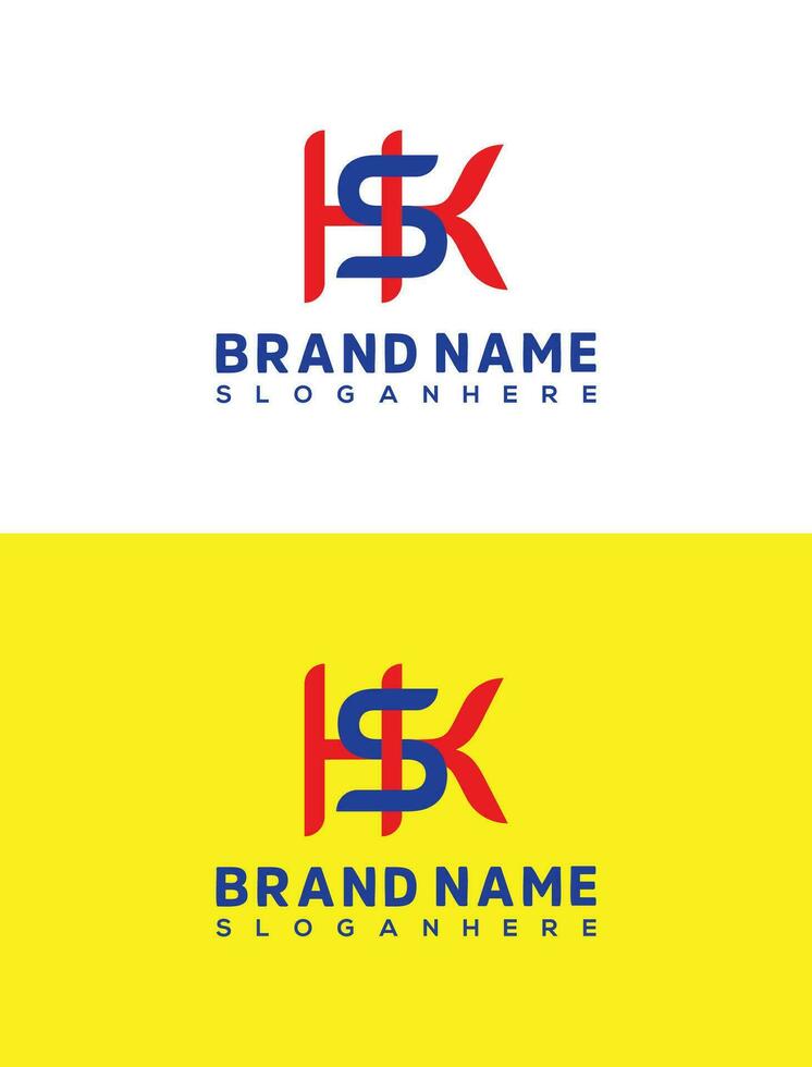 skh lettre logo conception modèle, initiale lié lettre skh logo icône conception vecteur