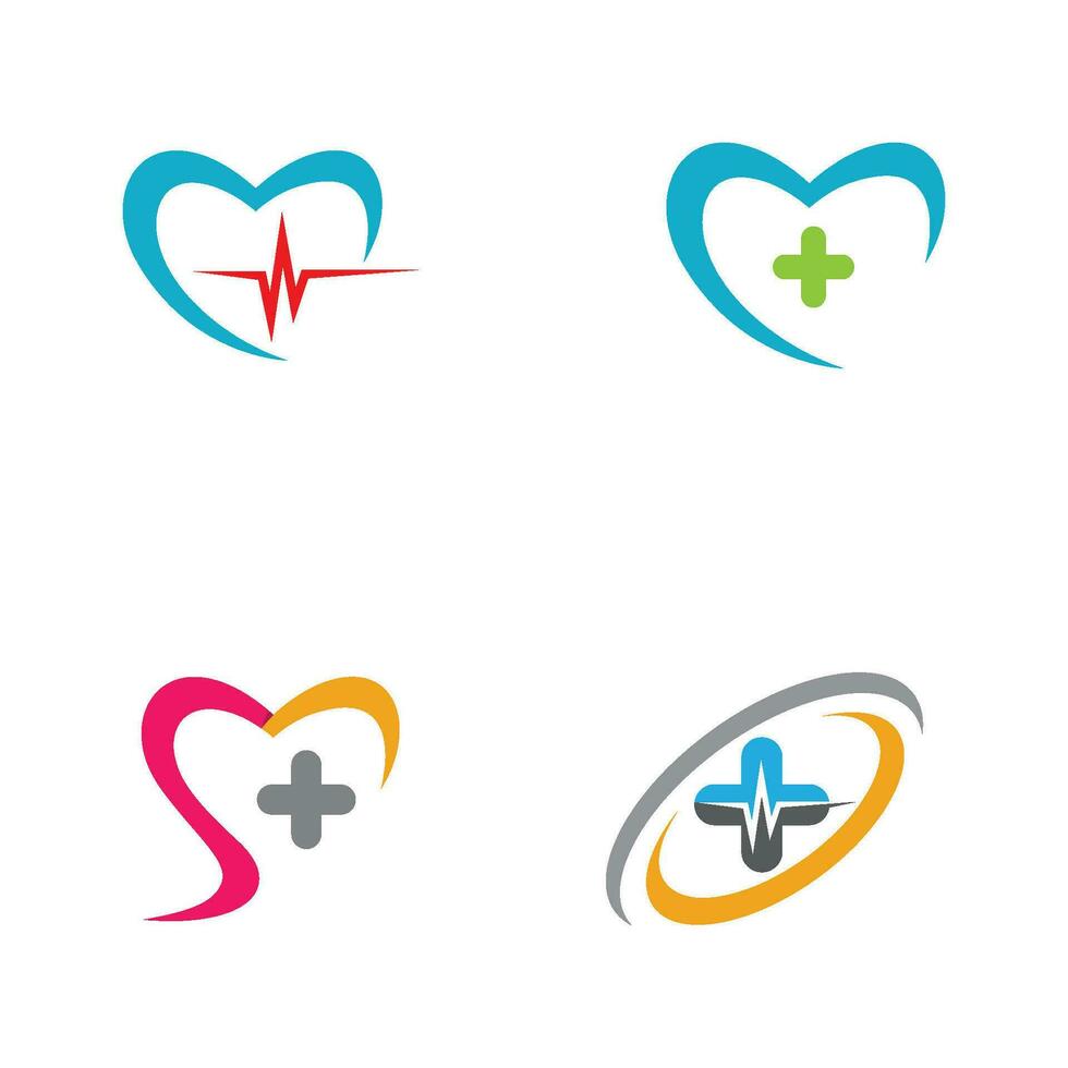 vecteur de modèle de logo médical de santé