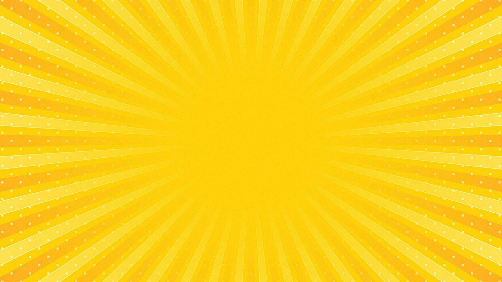 Jaune Soleil des rayons rétro avec papier texture Contexte. abstrait éclater Soleil des rayons modèle conception. vecteur illustration