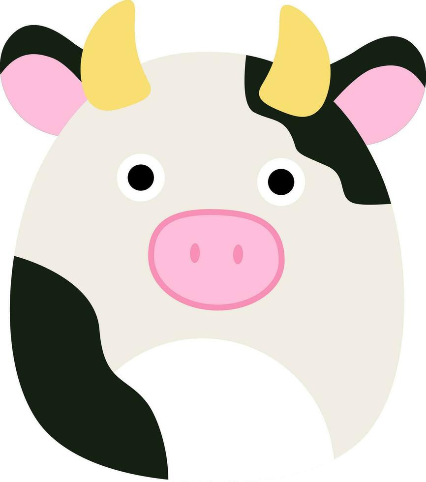 vache dessin animé icône illustration animal conception vecteur