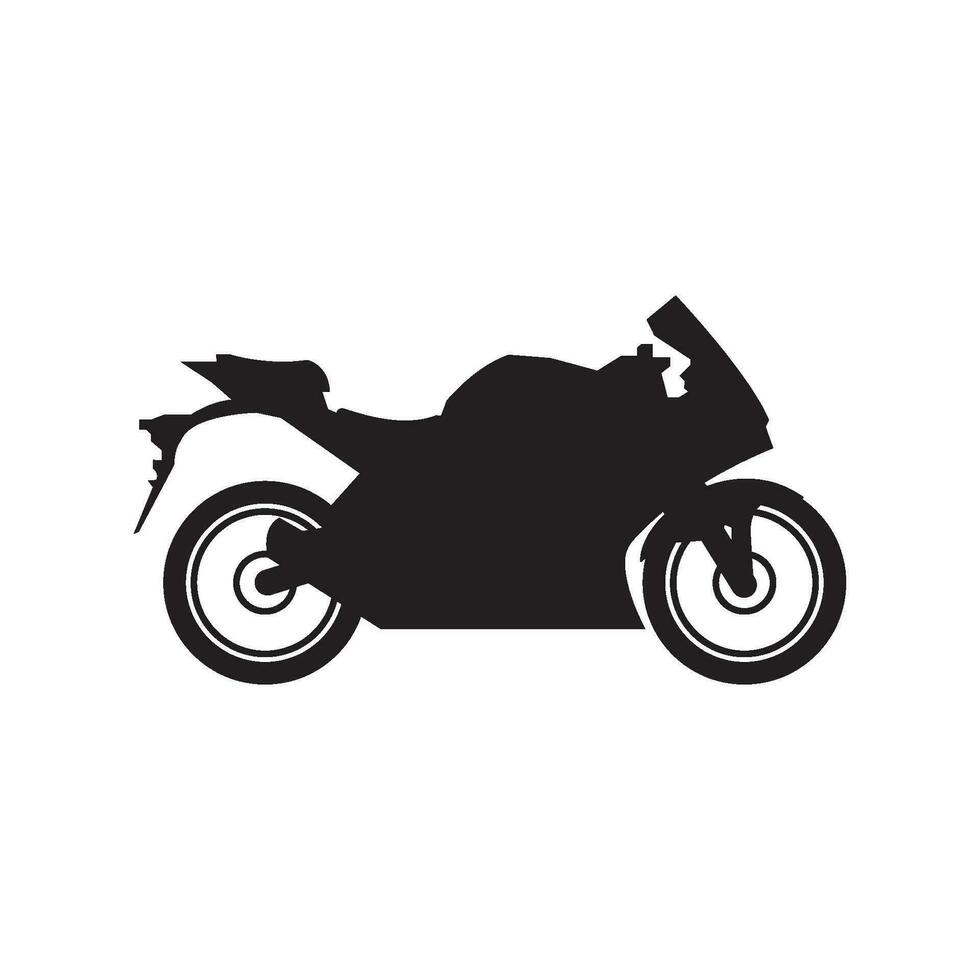 vecteur d'icône de moto