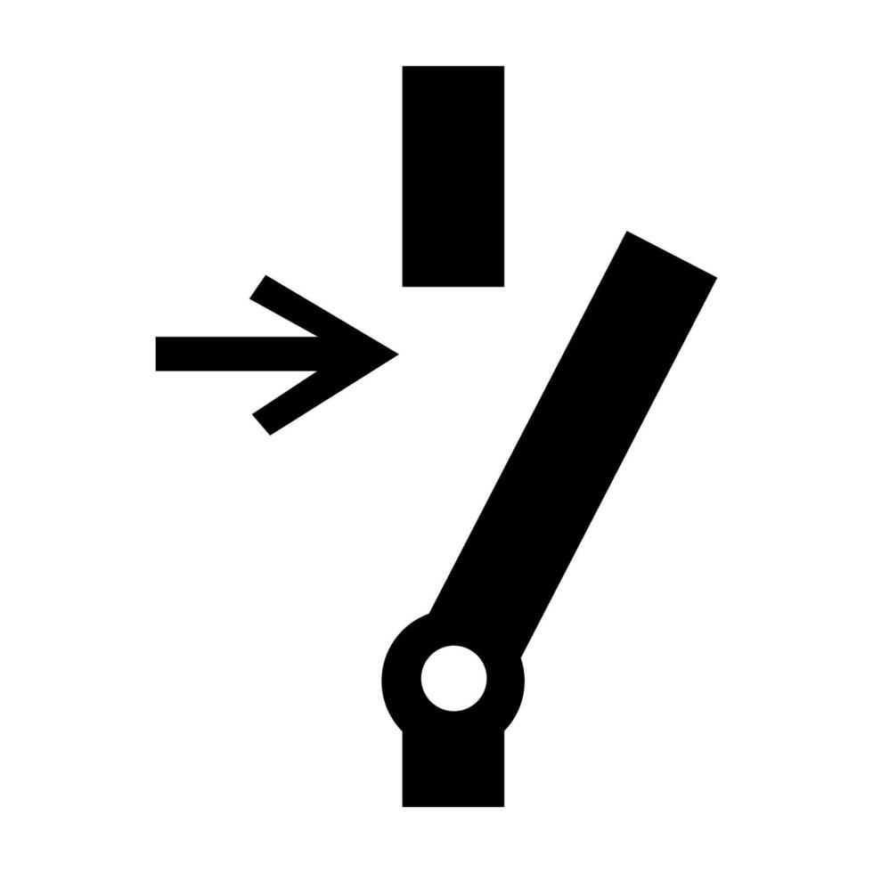 débrancher avant d'effectuer l'entretien ou la réparation du symbole signe vecteur