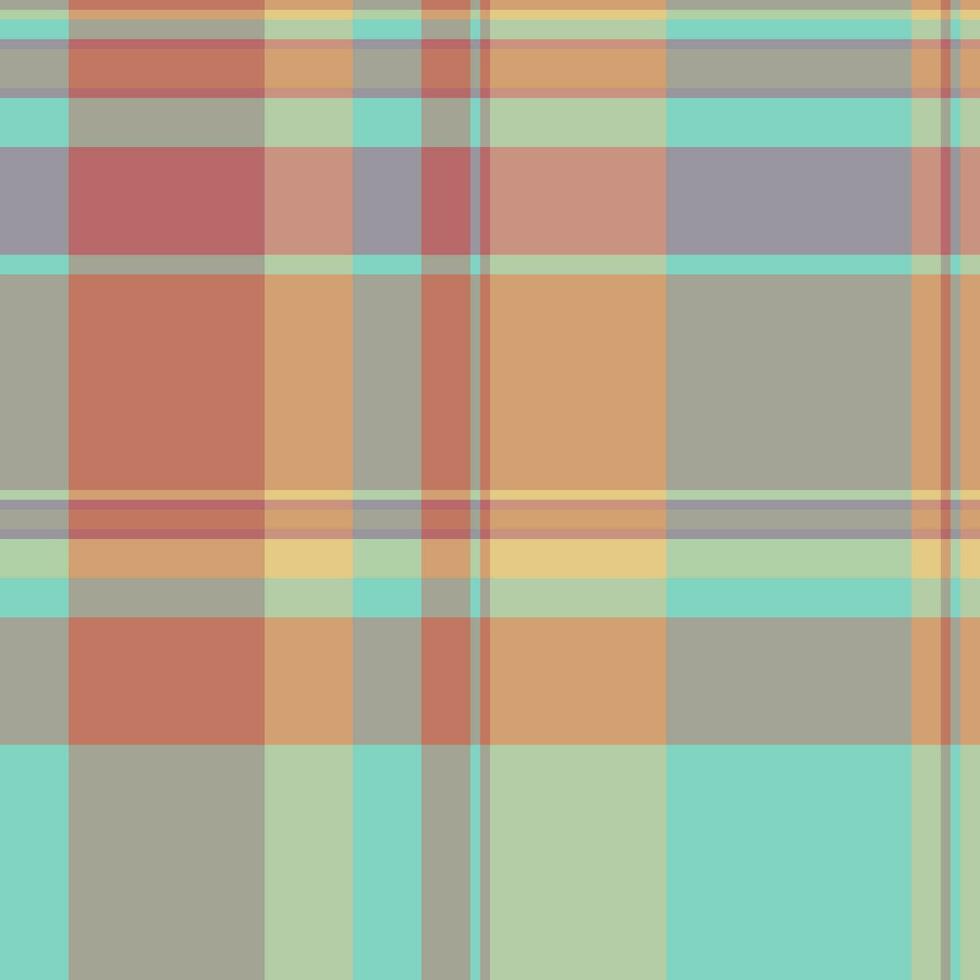 plaid sans couture vérifier de Contexte modèle texture avec une textile en tissu vecteur tartan.