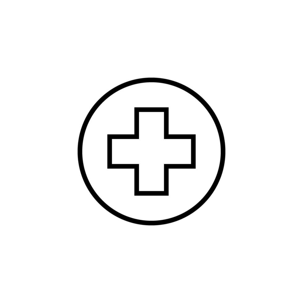 hôpital icône vecteur. médical illustration signe. infirmière symbole ou logo. vecteur