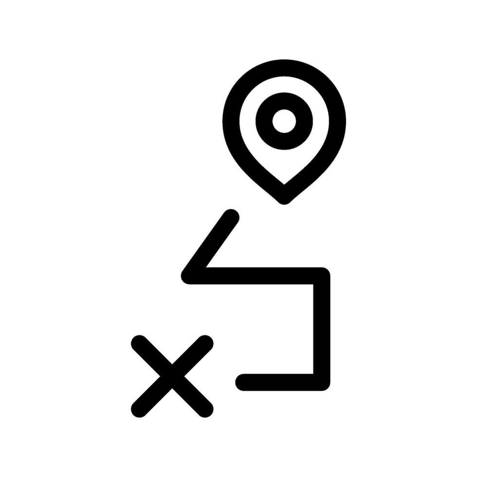route icône vecteur symbole conception illustration