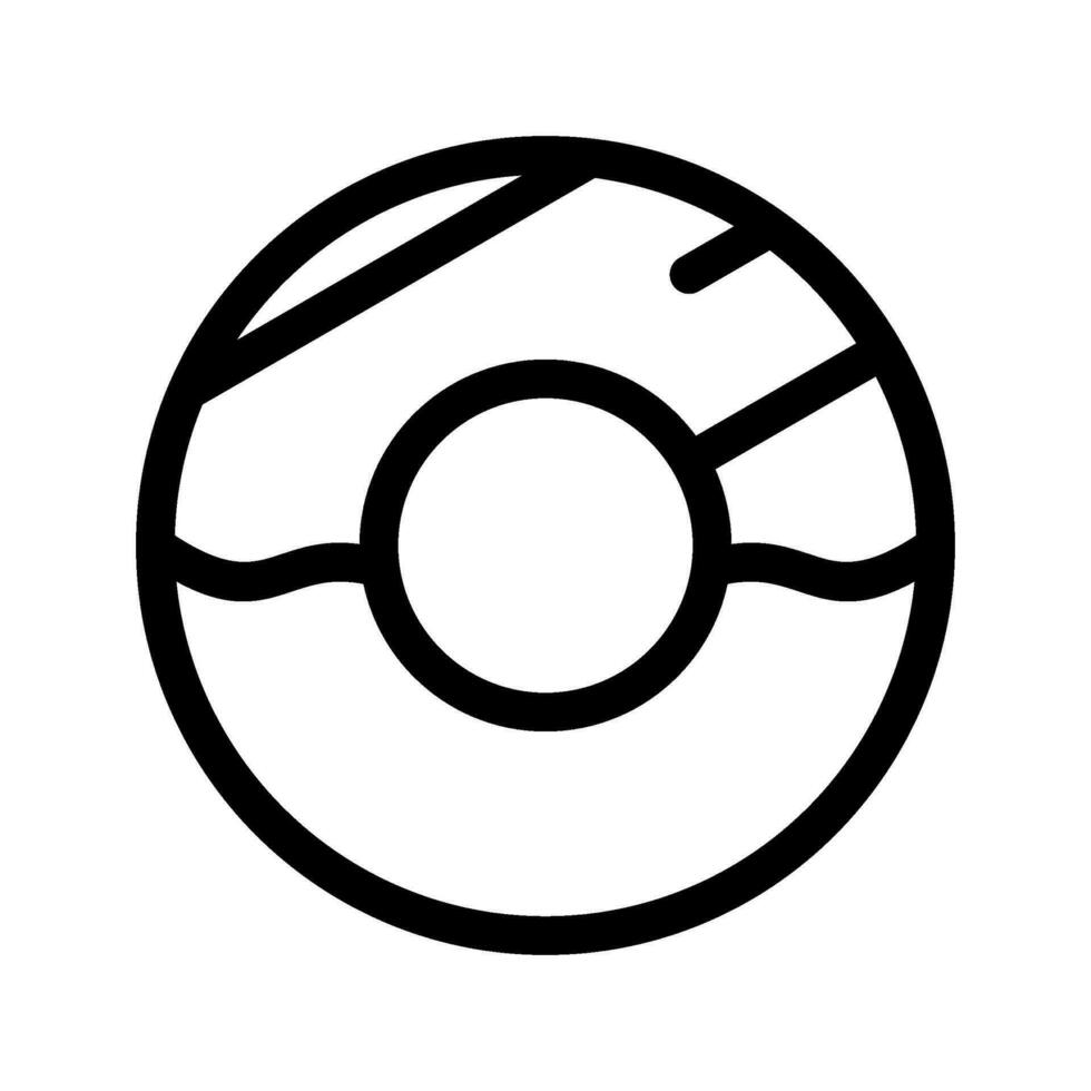 Donut icône vecteur symbole conception illustration