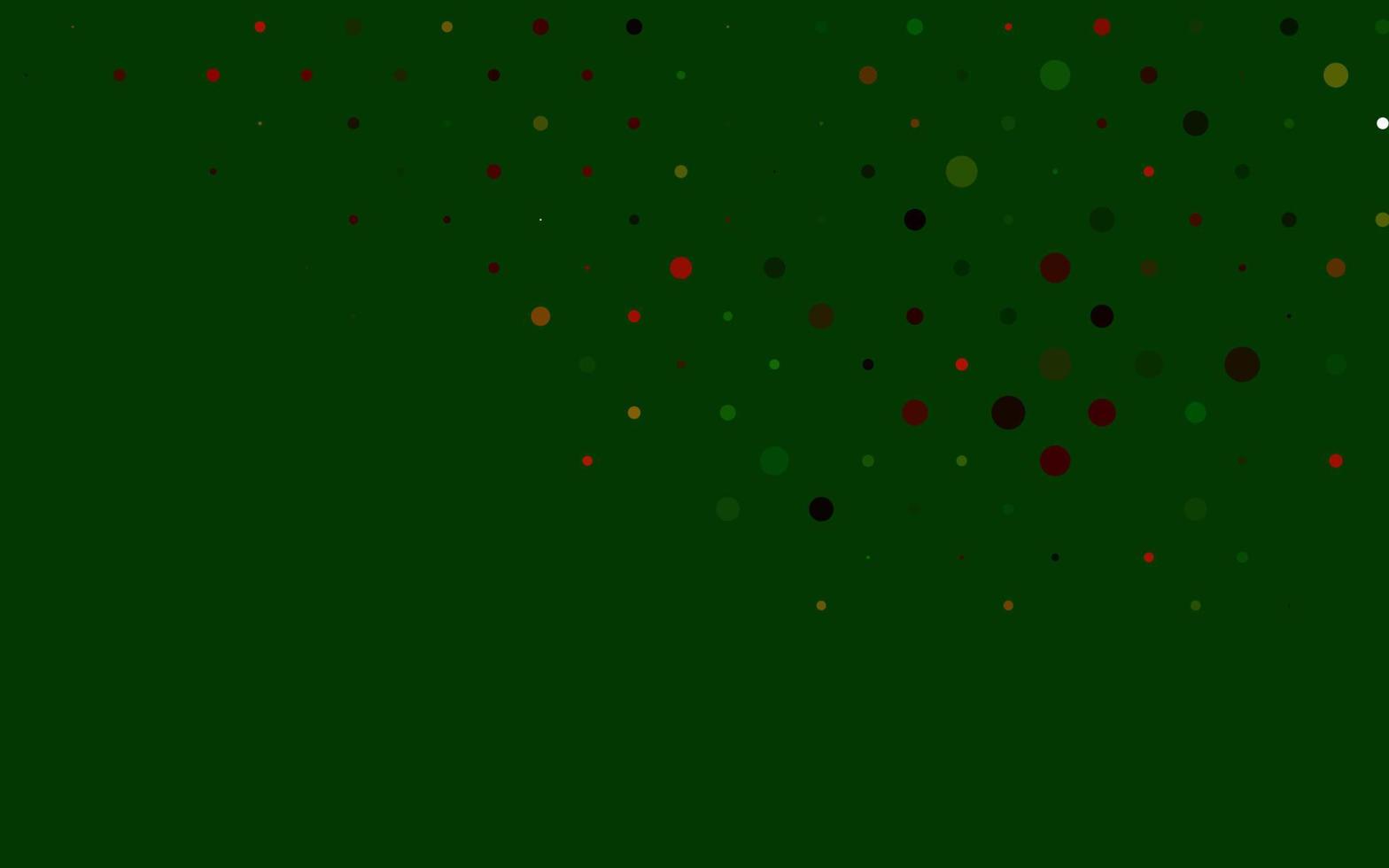 couverture vectorielle vert clair et rouge avec des taches. vecteur