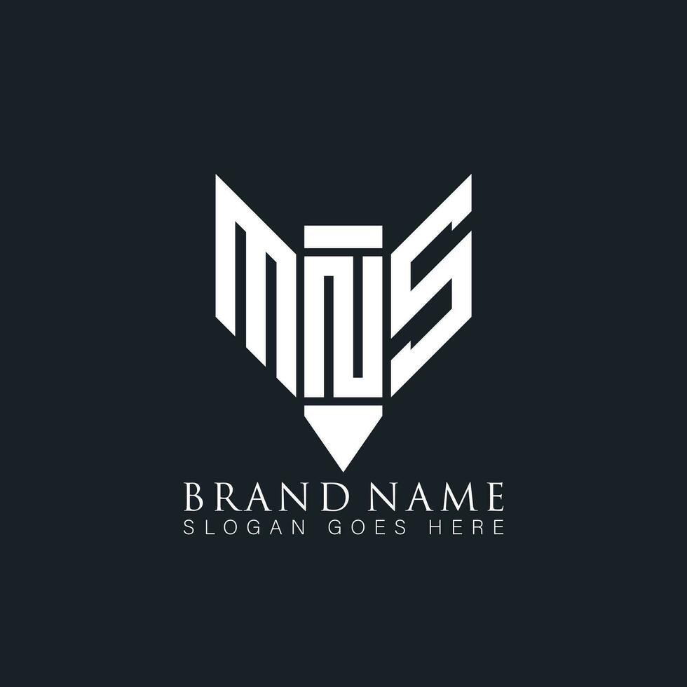 mms abstrait lettre logo. mms Créatif monogramme initiales lettre logo concept. mms unique moderne plat abstrait vecteur lettre logo conception.