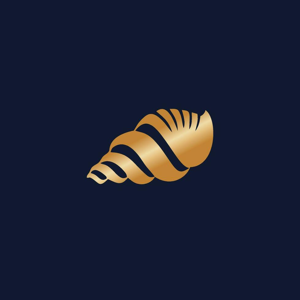 logo shell et inspiration de jeu de cartes de visite vecteur