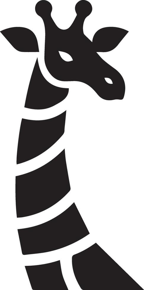 girafe logo vecteur silhouette illustration 4