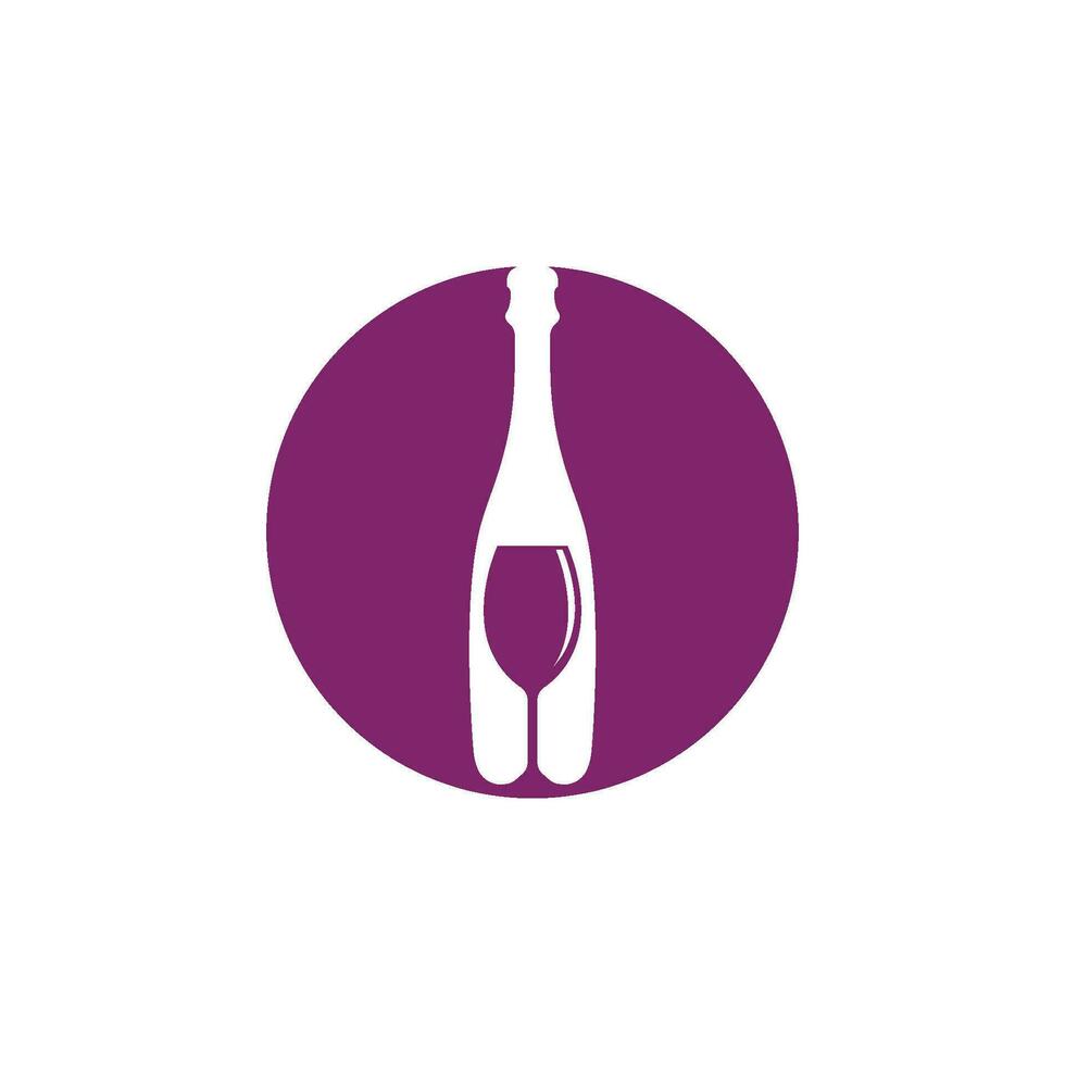 du vin icône vecteur illustration conception